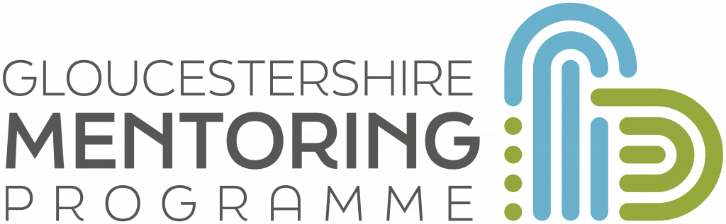 Gloucestershire Mentoring Programme Blue and Green Logo